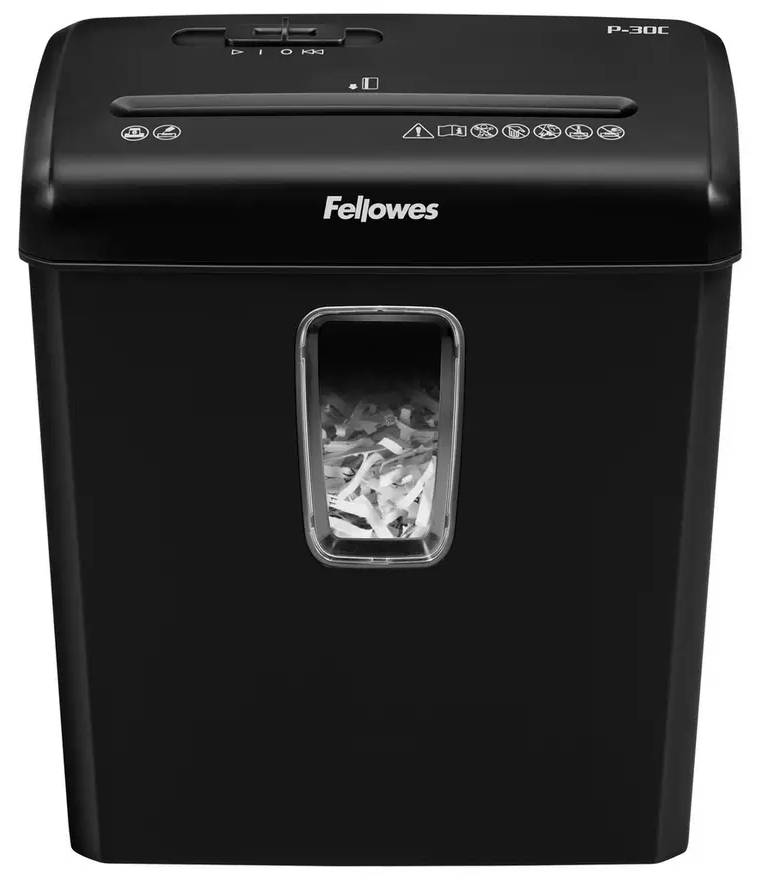 Skartovačka Fellowes PowerShred P-30C / černá / ROZBALENO