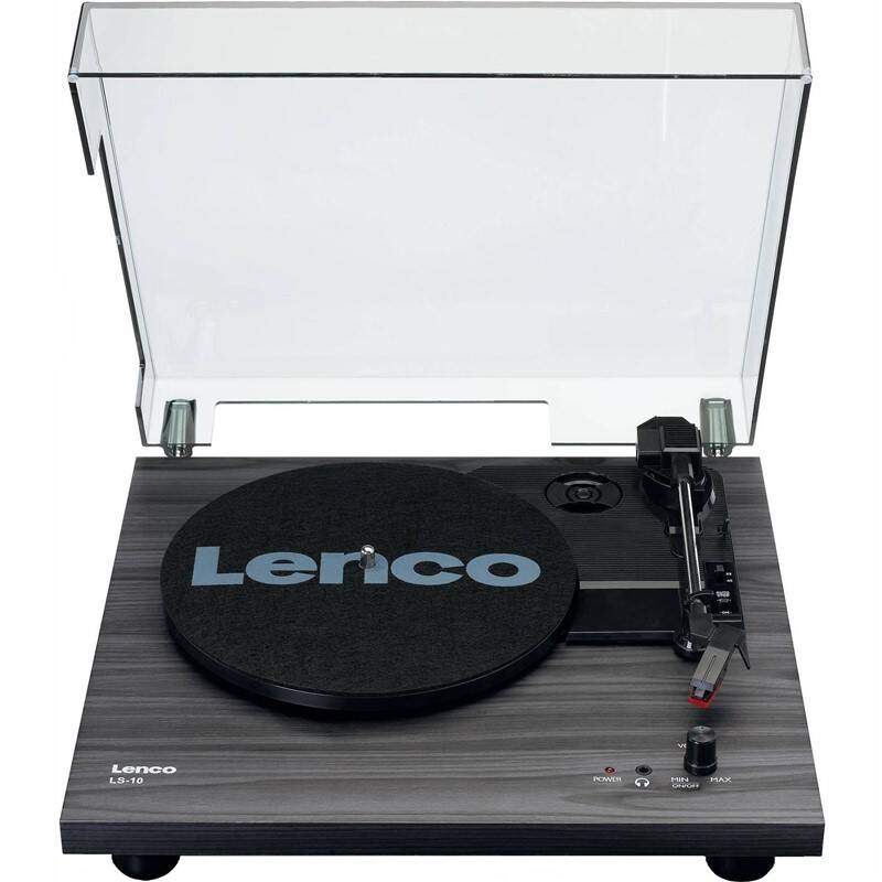 Gramofon Lenco LS-10 / 33/45 rpm / černá / ZÁNOVNÍ