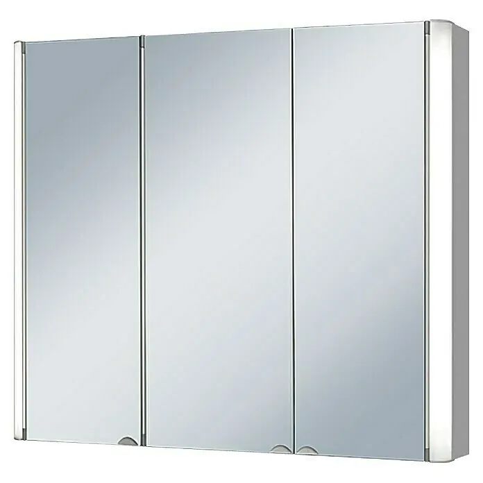 Zrcadlová skříňka Torno / 80 x 70,5 x 16 cm / bílá / stříbrná / 2. JAKOST