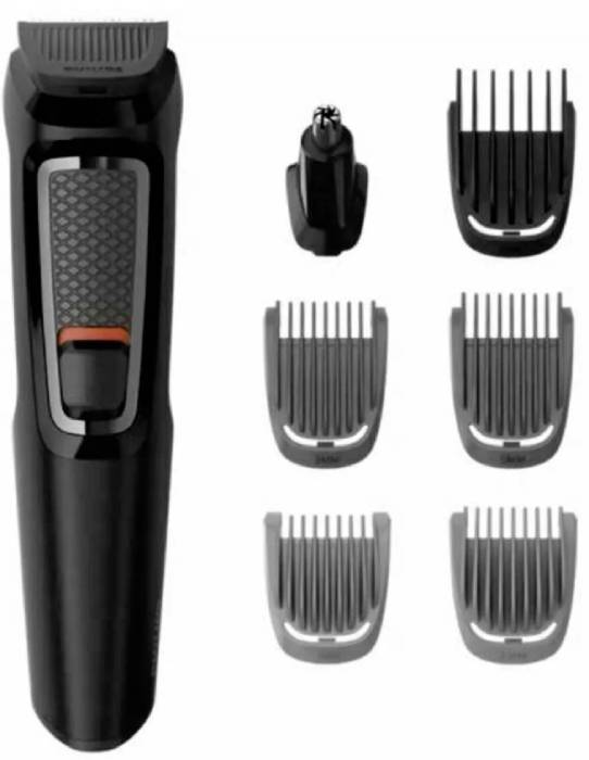 Multifunkční zastřihovač Philips Multigroom 7 v 1 MG3721/14 / černá / ROZBALENO