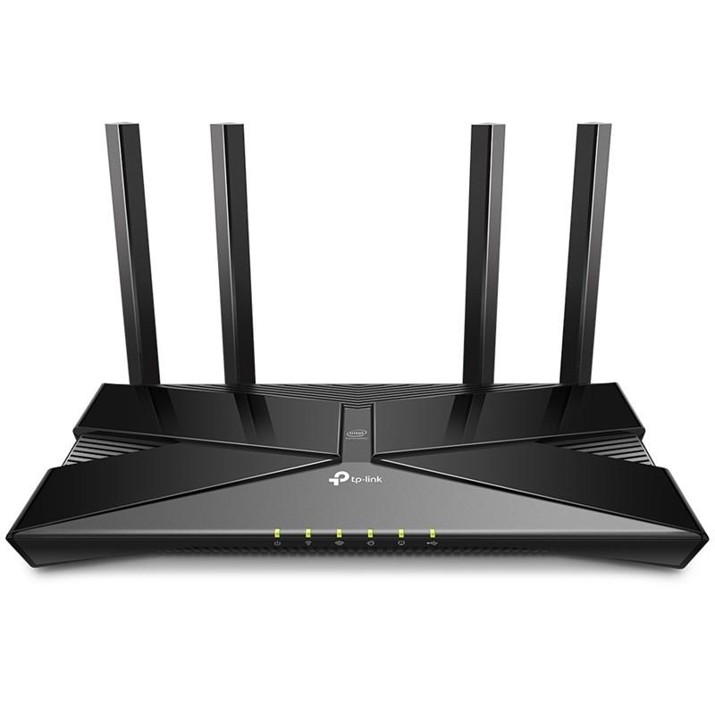 Router TP-Link Archer AX50 / Wi-Fi 6 / 2,4 GHz / 5 GHz / 3000 MB/s / černá / ROZBALENO