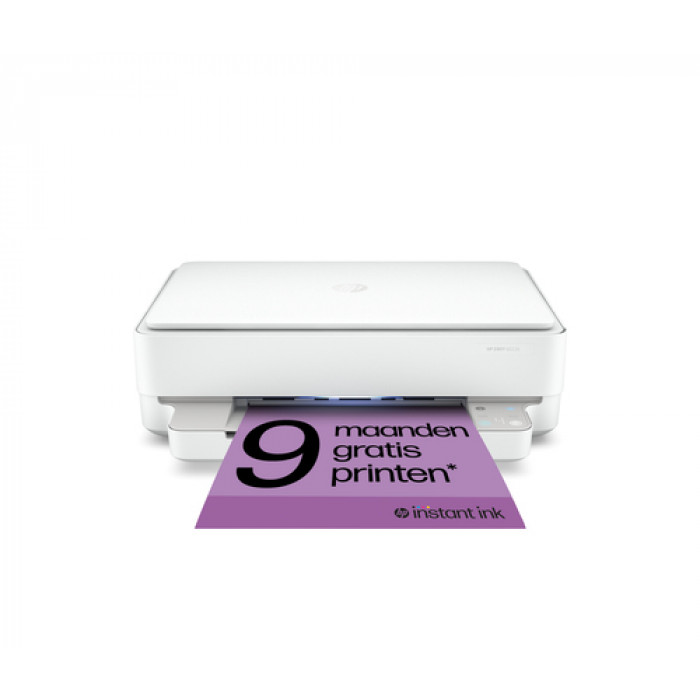 Multifunkční inkoustová barevná tiskárna HP Envy 6022 e / USB / 4800 x 1200 DPI / služba HP plus / služba Instant Ink / bílá / POŠKOZENÝ OBAL