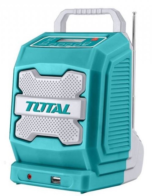 Stavební rádio Total tools TJRLI2001 (bez baterie) / 3 W / Bluetooth / modrá / ZÁNOVNÍ
