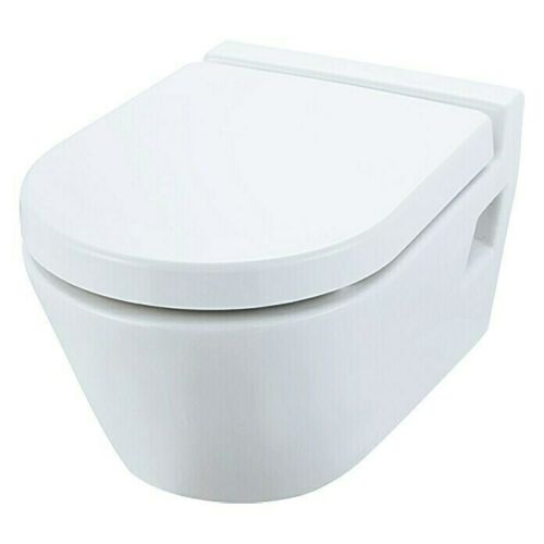 Závěsná WC mísa / 38 x 55 x 33 / keramika / bílá