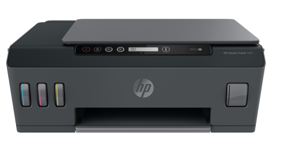 Multifunkční inkoustová barevná tiskárna HP smart tank 500 / 4800 x 1200 DPI / černá