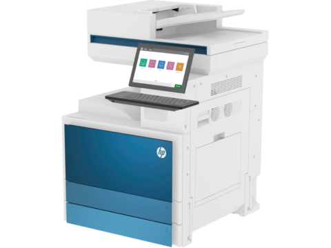 Multifunkční laserová tiskárna HP Mono Laserjet Managed E731z A3 / bílá/modrá