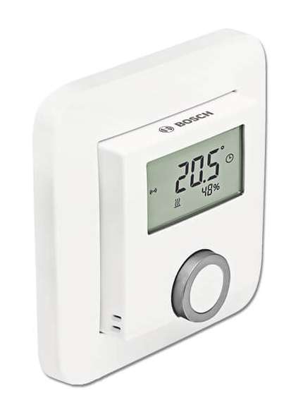 Bezdrátový pokojový termostat Junkers Bosch / povrchový / napájený baterií / bílá