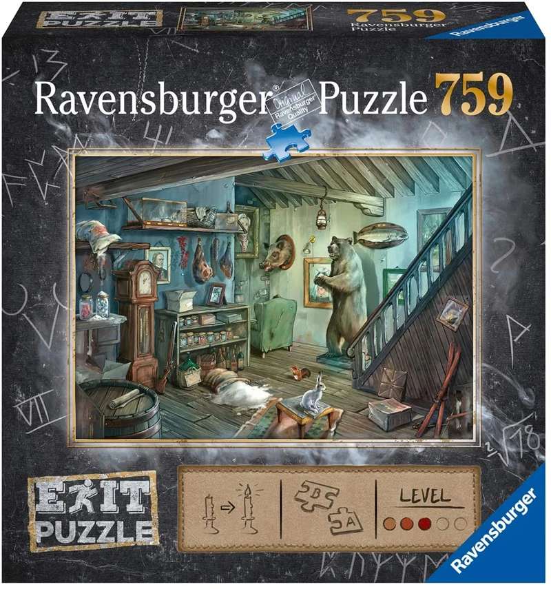 Ravensburger Puzzle Exit KIDS / Strašidelný sklep / 759 dílků