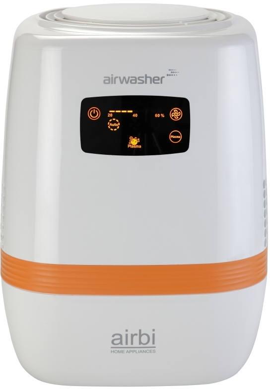 Čistička vzduchu Airbi AIRWASHER / pro místnosti do 45 m² / bílá / oranžová / ZÁNOVNÍ