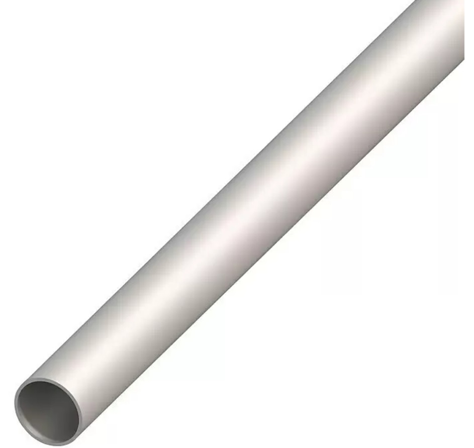 Ocelová trubka / délka 1 m / průměr 37,5 mm / šedá