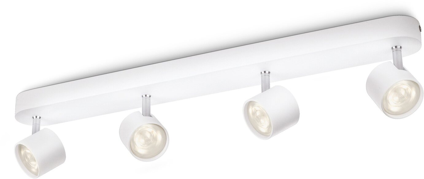 Stropní bodové svítidlo Philips myLiving LED / 4 žárovky / kov / bílá / ZÁNOVNÍ