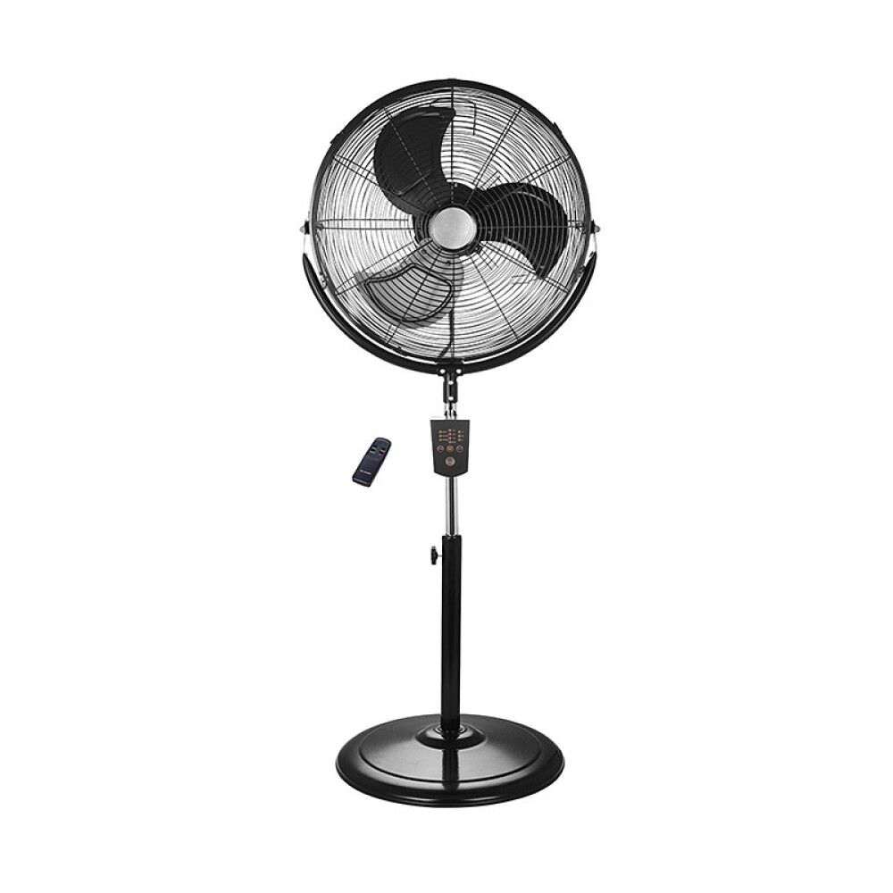 Stojanový ventilátor s dálkovým ovládáním / 120 W / Ø45 cm / černá / ZÁNOVNÍ