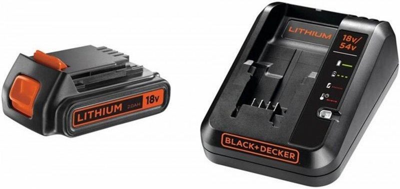 Set nabíječky a baterie Black & Decker BDC2A20-QW / 18 V