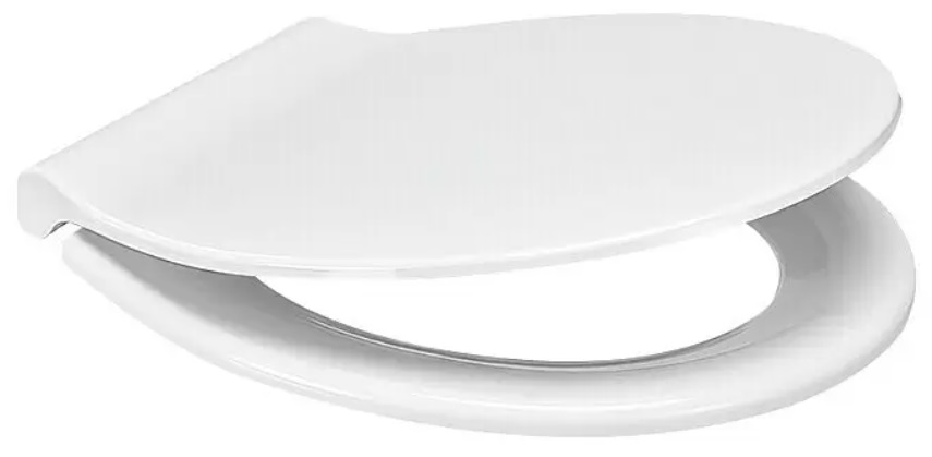 WC sedátko s pomalým sklápěním Metz / duroplast / bílá