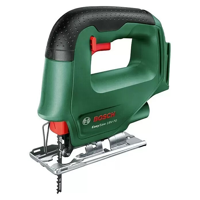 Aku přímočará pila Bosch EasySaw 18V-70 / s bateriií a nabíječkou / 0 - 2 600 zdvihů/min. / 18 V / 45° / zelená / POŠKOZENÝ OBAL