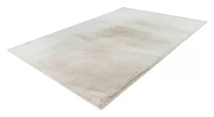 Huňatý koberec Happy / 150 x 80 cm / 100% polyester / výška vlasu 3,5 cm / béžová