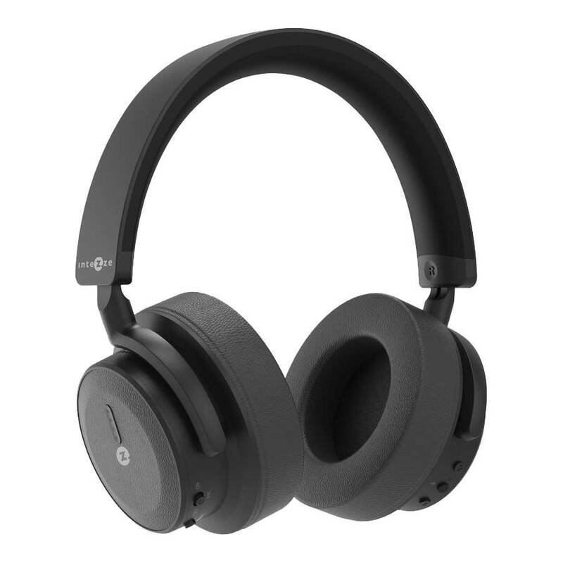 Bezdrátová sluchátka Intezze GO ANC / 32 ohmů / Bluetooth 5.0 / USB-C / černá / POŠKOZENÝ OBAL