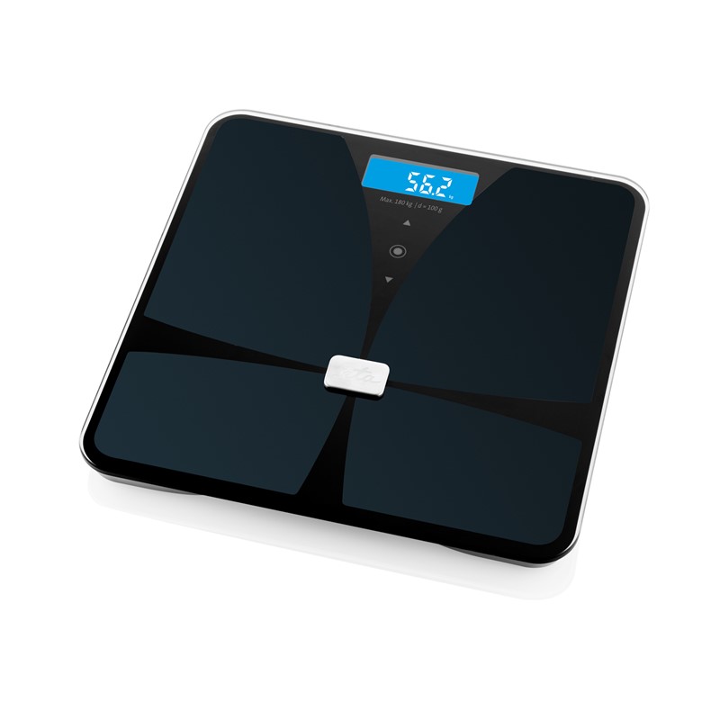 Digitální osobní váha ETA Christine 1781 90000 / LCD displej / 10 paměťových míst / nosnost 180 kg / přesnost 100 g / černá / ROZBALENO