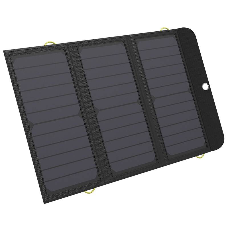 Solární nabíječka Sandberg Solar Charger 420-55 / 21 W / 2xUSB+USB-C / 10000 mAh / černá / ROZBALENO