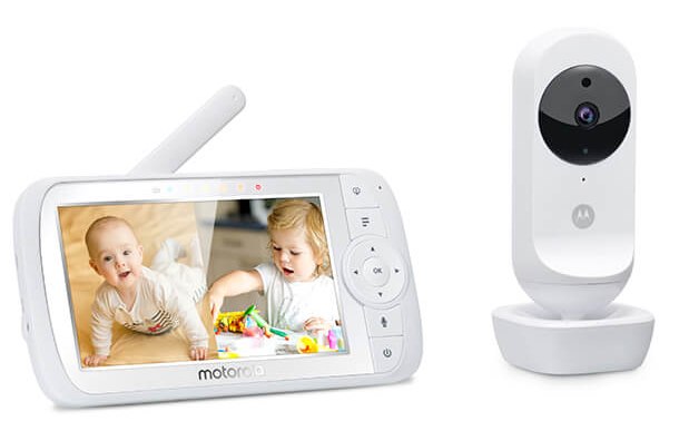 Dětská chůvička s kamerou Motorola Ease 35 / dosah 300 m / bílá / ROZBALENO