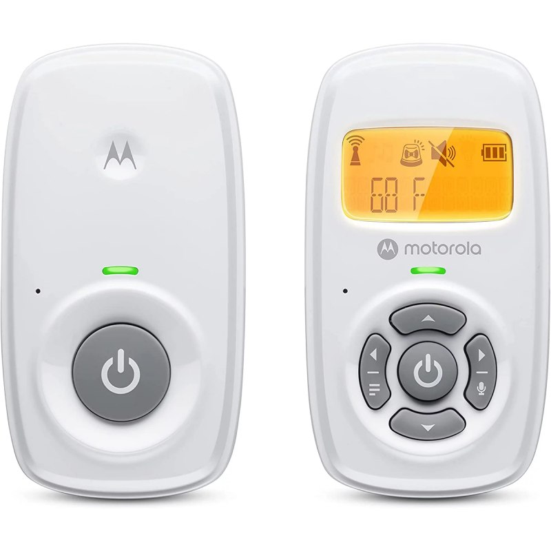 Dětská chůvička Motorola MBP 21 / dosah až 300 m / bílá / ROZBALENO