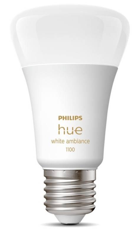 Chytrá LED žárovka Philips Hue Bluetooth / 8 W / E27 / White Ambiance / ROZBALENO