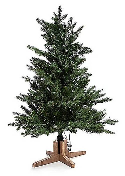 Luxusní vánoční 3D stromek QVC / jedle / 90 cm / 200 LED Deluxe / 132 barevných efektů / zelená