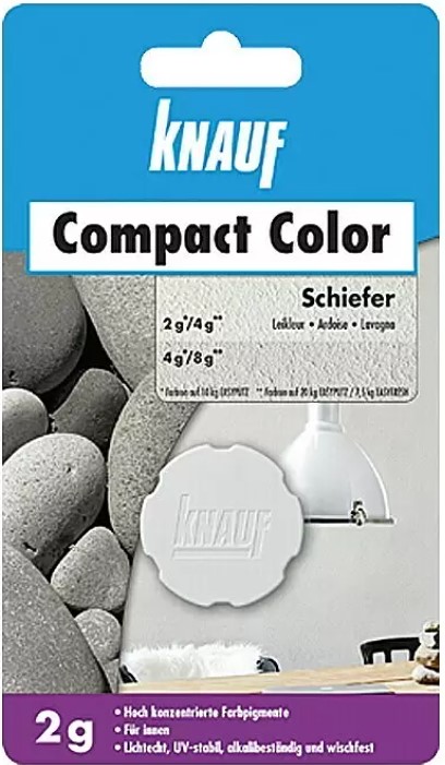 Tónovací barva na omítku Knauf Compact / 2 g / břidlice