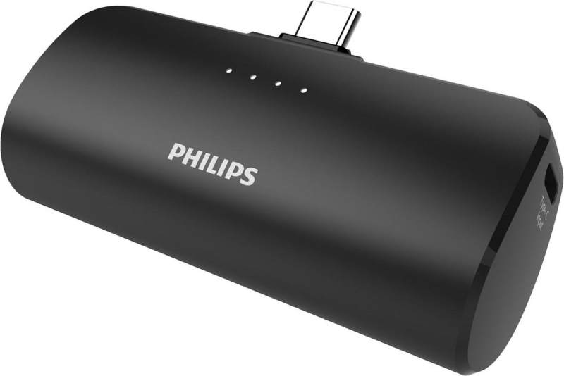 Power banka Philips DLP2510V/04 / 2500 mAh / černá / POŠKOZENÝ OBAL