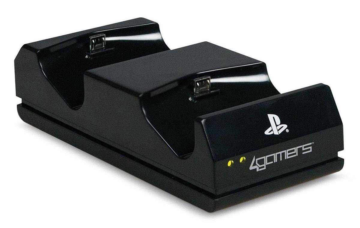 Duální nabíječka 4Gamers 4G-4391BLK příslušenství pro PlayStation 4 / černá