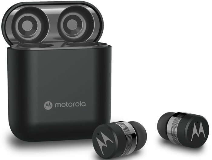 Bezdrátová sluchátka Motorola Vervebuds 120 TWS / výdrž až 15 h / černá / ROZBALENO