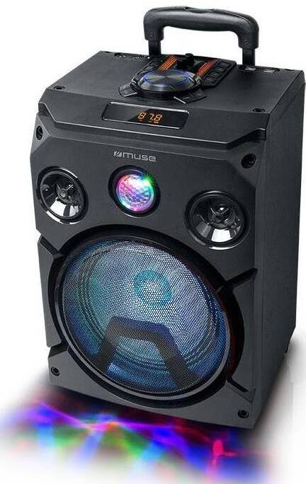 Bezdrátový party reproduktor MUSE M-1915 DJ / 150 W / LED displej / FM tuner (20 předvoleb) / Bluetooth 4.2 / černá / ZÁNOVNÍ