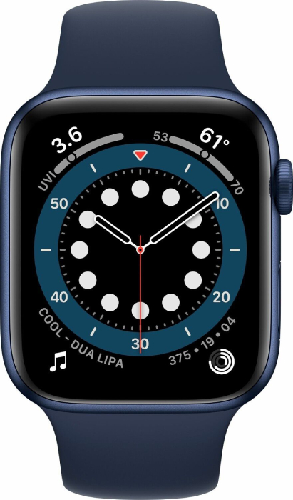 Chytré hodinky Apple Watch Series 6 / 44 mm / 32 GB / GPS / Dark marine / 2. JAKOST