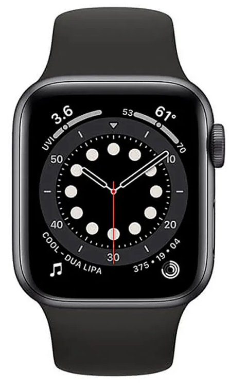 Chytré hodinky Apple Watch Series 6 / 44 mm / 32 GB / GPS + Cellular / Black / 2. JAKOST