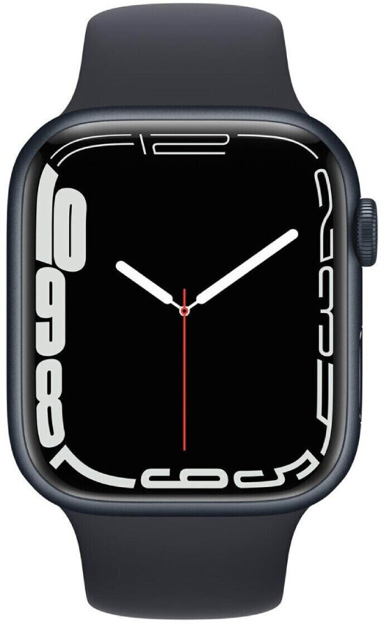 Chytré hodinky Apple Watch Series 7 / 45 mm / 32 GB / GPS / Midnight / 2. JAKOST