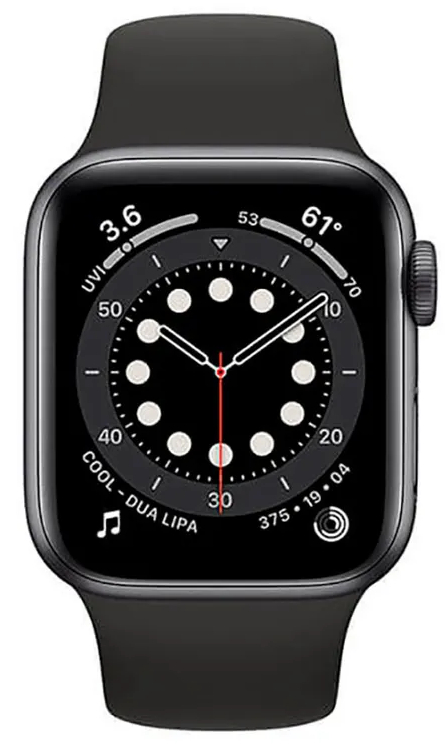 Chytré hodinky Apple Watch Series 6 / 44 mm / 32 GB / GPS / Black / 2. JAKOST