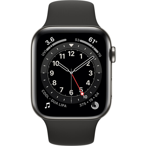 Chytré hodinky Apple Watch Series 5 / 44 mm / 32 GB / GPS + Cellular / Black / 2. JAKOST