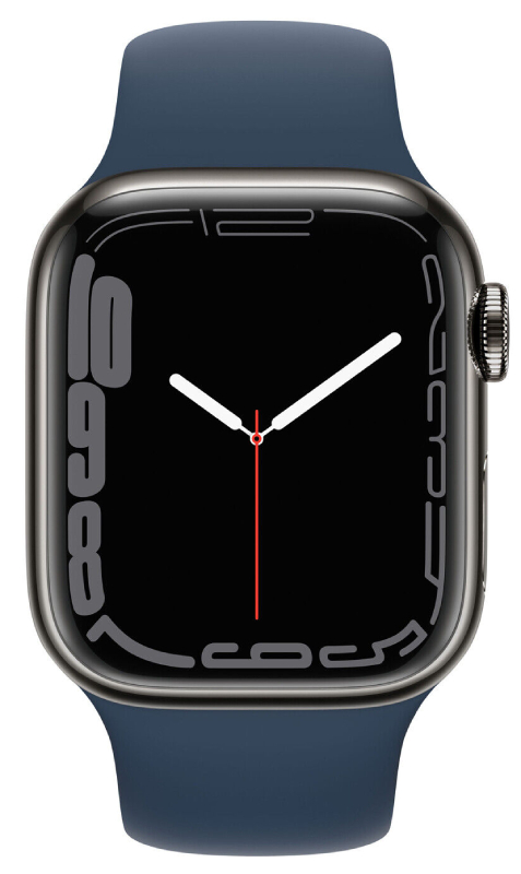 Chytré hodinky Apple Watch Series 7 / 45 mm / 32 GB / GPS + Cellular / Graphite / ROZBALENO