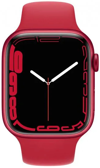 Chytré hodinky Apple Watch Series 7 / 45 mm / 32 GB / GPS / Red / ZÁNOVNÍ
