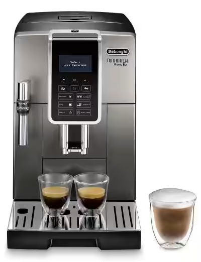 Automatický kávovar De'Longhi ECAM 359.37.TB / 1450 W / černá/stříbrná / 2. JAKOST