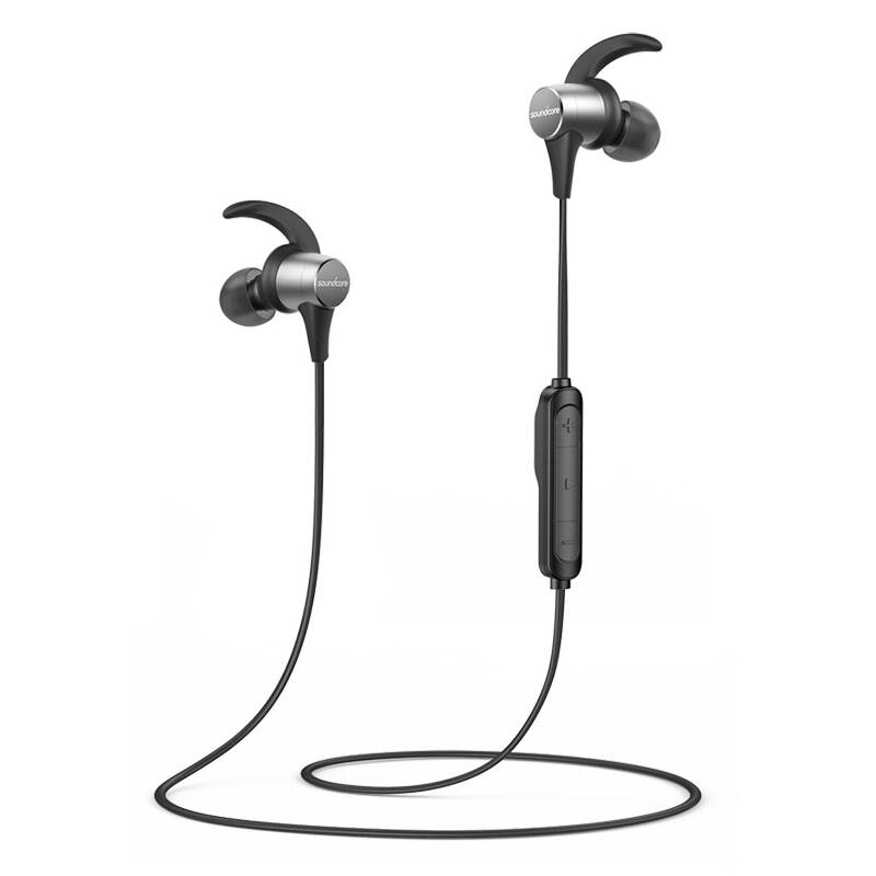 Bezdrátová sluchátka Anker SoundCore Spirit Pro / Bluetooth 4.2 / výdrž 10 hod. / černá / ZÁNOVNÍ