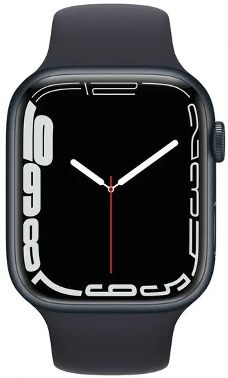 Chytré hodinky Apple Watch Series 7 / 45 mm / 32 GB / GPS / Midnight / ZÁNOVNÍ