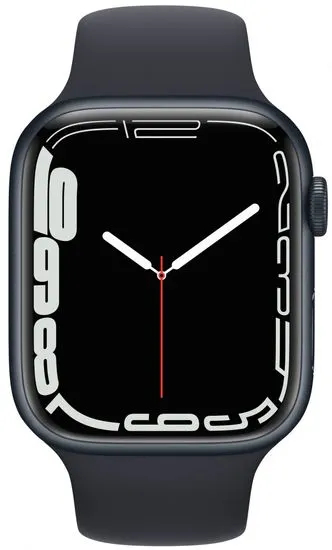 Chytré hodinky Apple Watch Series 7 / 45 mm / 32 GB / GPS / Midnight / ROZBALENO