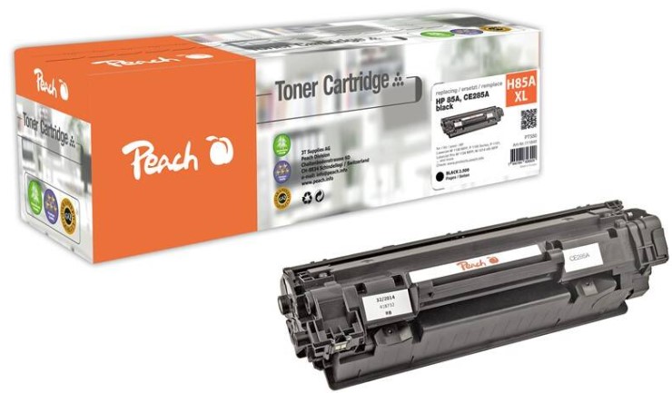 Toner Peach HP 85A / CE285A / 2500 stran / černá / ZÁNOVNÍ