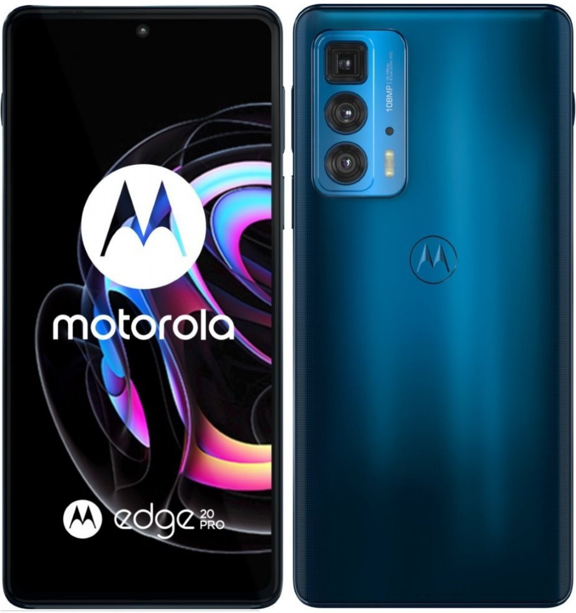 Mobilní telefon Motorola EDGE 20 Pro XT2153-1 / 5G / 256/12 GB / tyrkysová / ROZBALENO