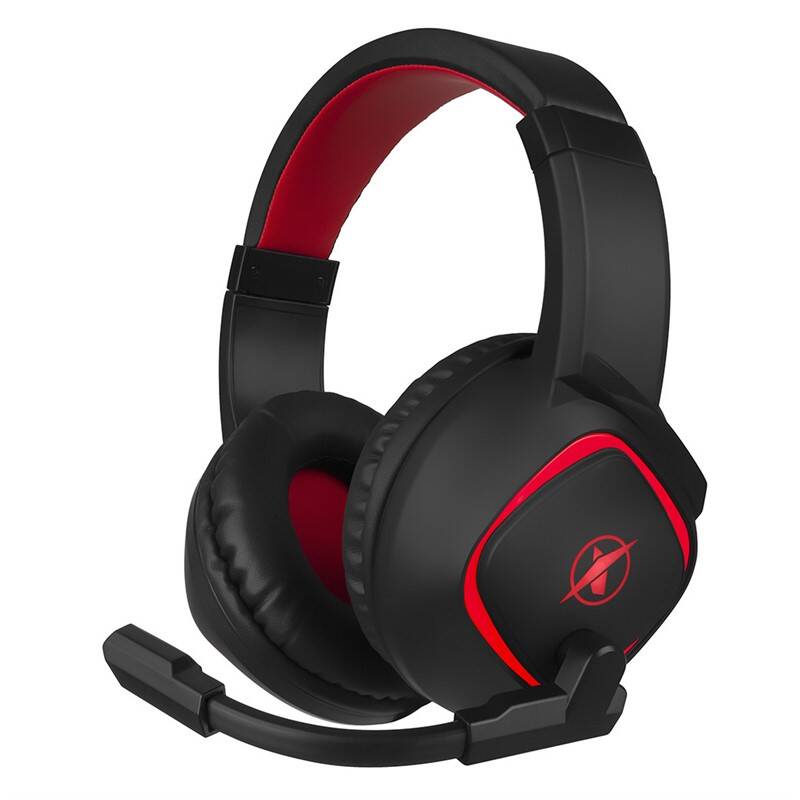 Headset Niceboy ORYX X300 / herní sluchátka/ 20 Hz až 20 kHz / 110 dB / 16 ohm / černá/červená / ZÁNOVNÍ