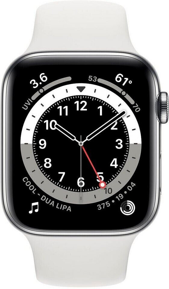 Chytré hodinky Apple Watch Series 6 / 44 mm / 32 GB / GPS + Cellular / White / 2. JAKOST