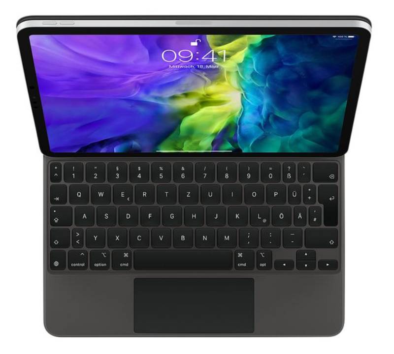 Pouzdro na tablet s klávesnicí Apple Magic Keyboard pro 11" iPad Pro / QWERTZ / DE / černá / ROZBALENO
