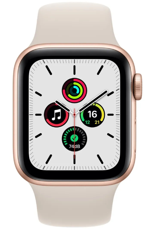 Chytré hodinky Apple Watch SE (1. gen) / 40 mm / 32 GB / GPS + Cellular / Starlight / 2. JAKOST