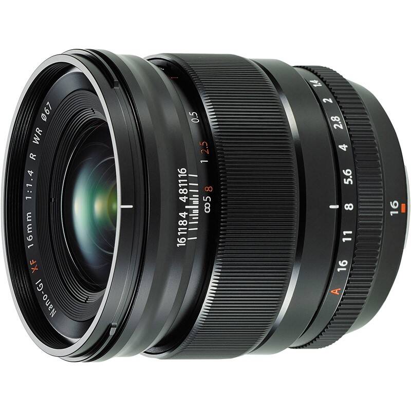 Objektiv Fujifilm XF16 mm f/1.4 R WR / průměr závitu 67 mm / černá / ZÁNOVNÍ
